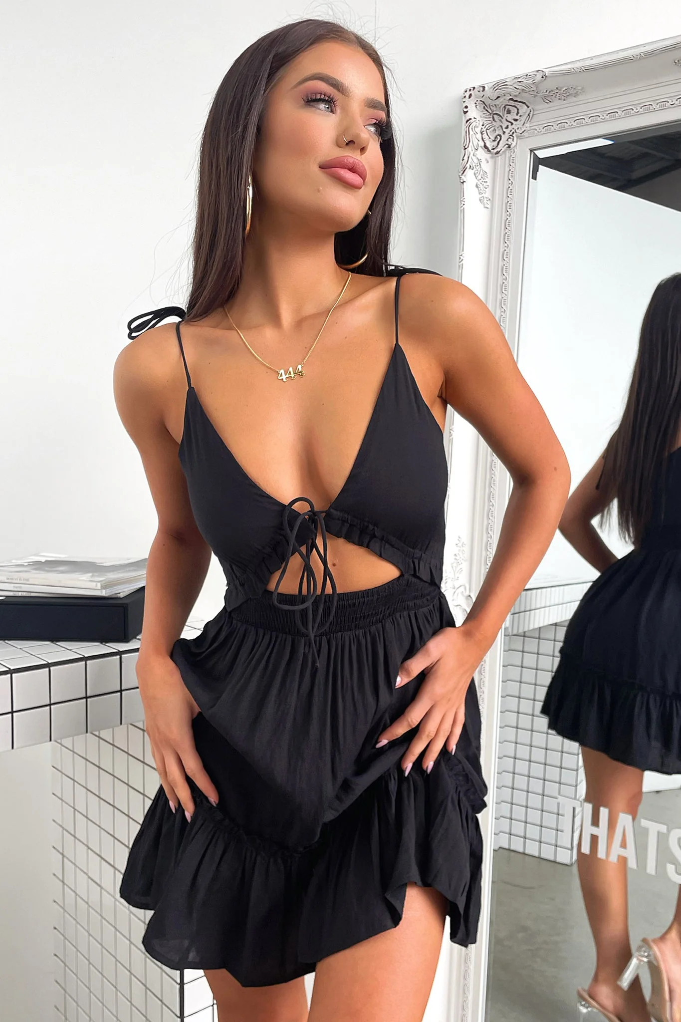 Primerose Dress - Black - EHAORUI