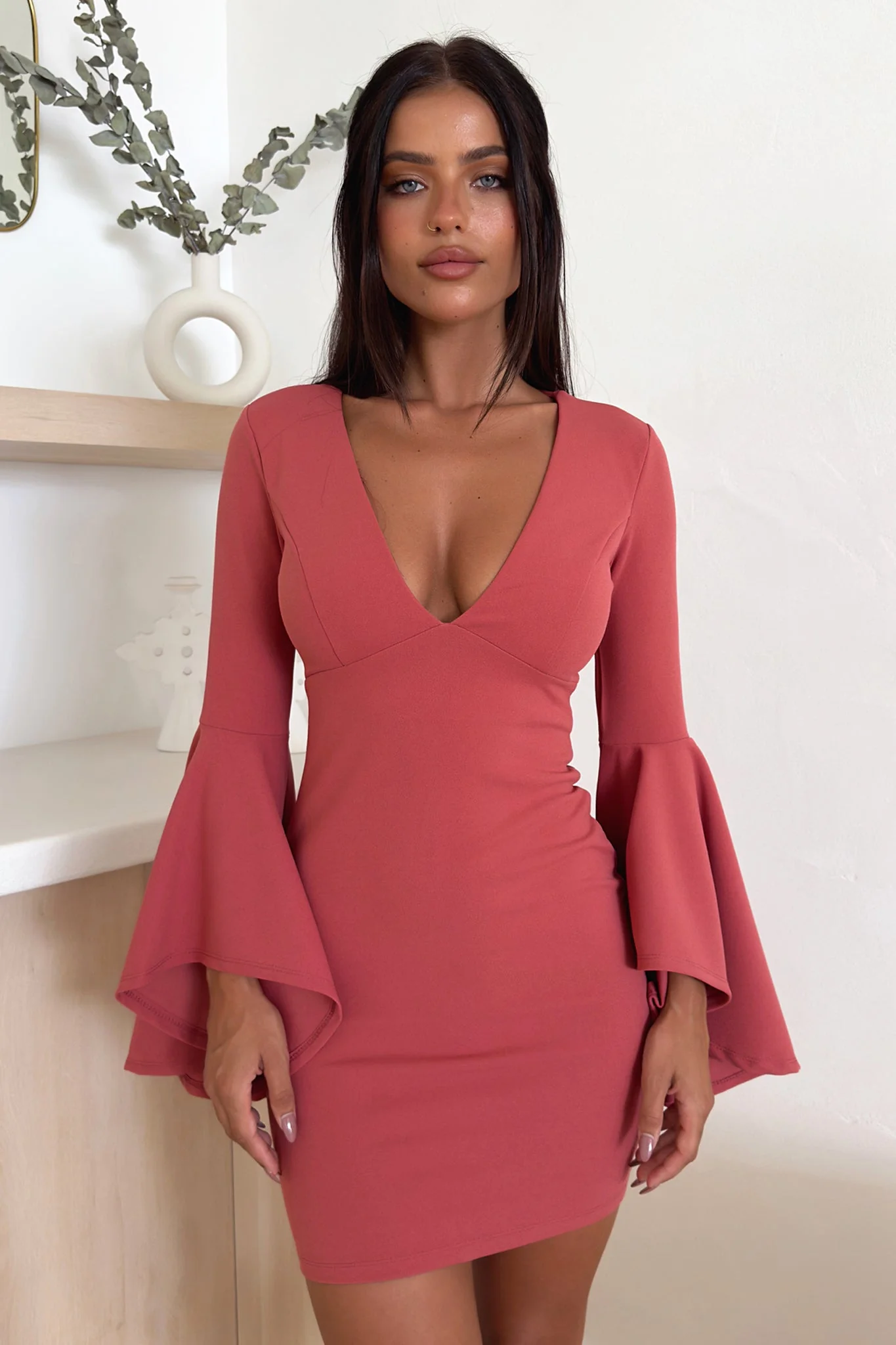 Constance Dress - Plum - EHAORUI