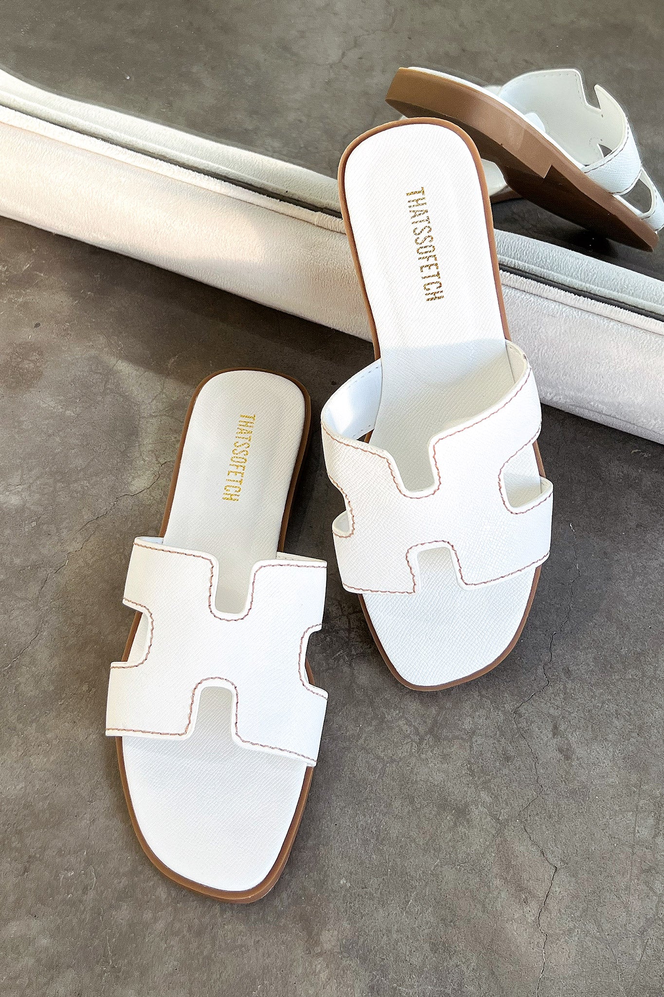 Valia Slides - White - EHAORUI
