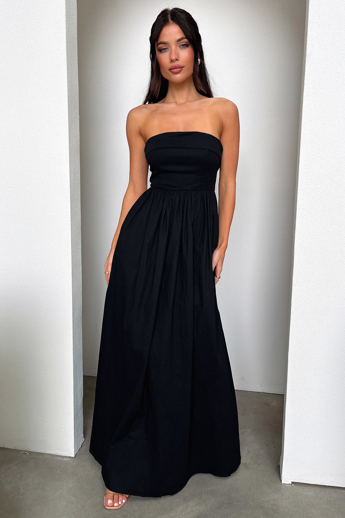 Cornell Maxi Dress - Black - EHAORUI
