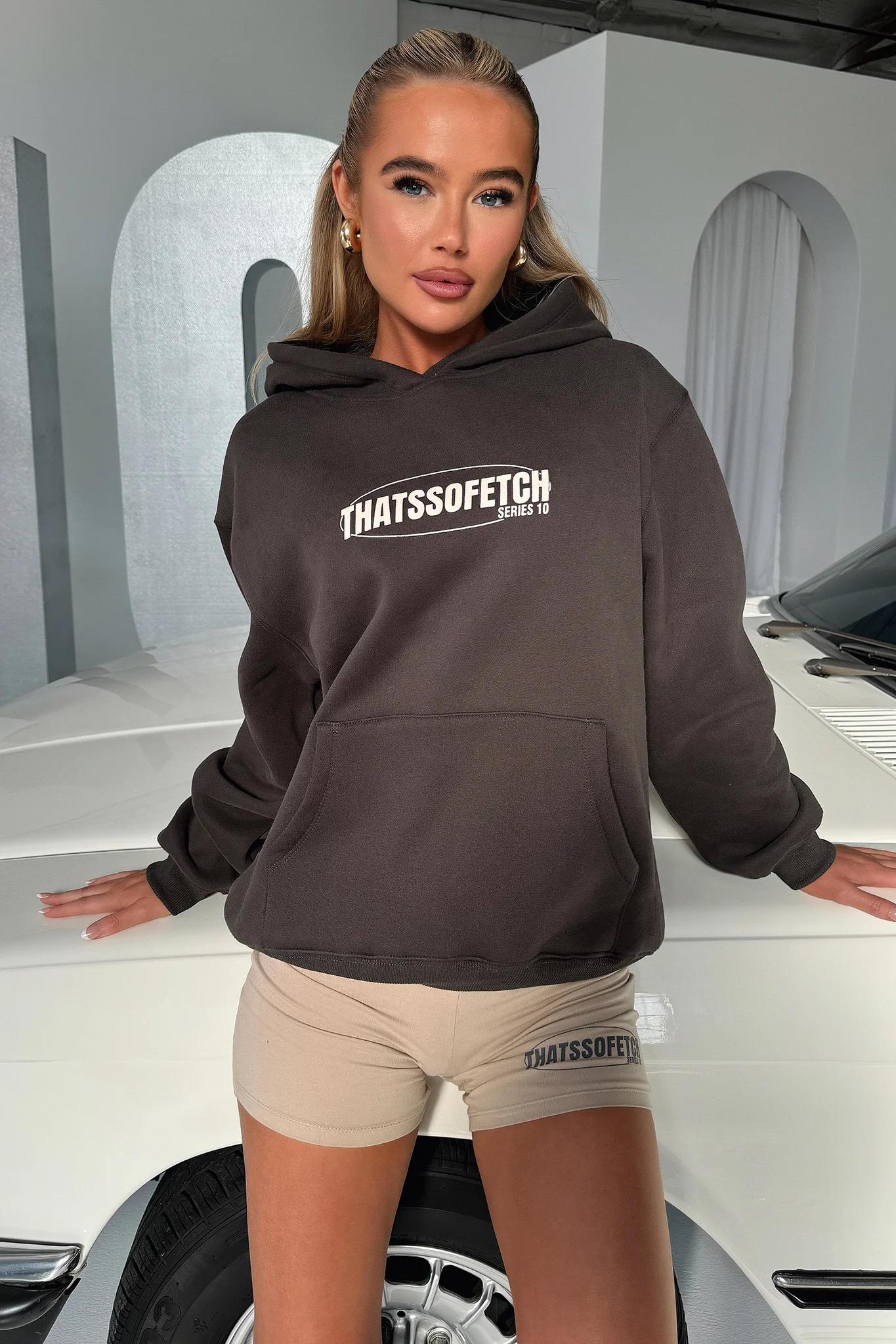 Series 10 Bike Shorts - Beige - EHAORUI