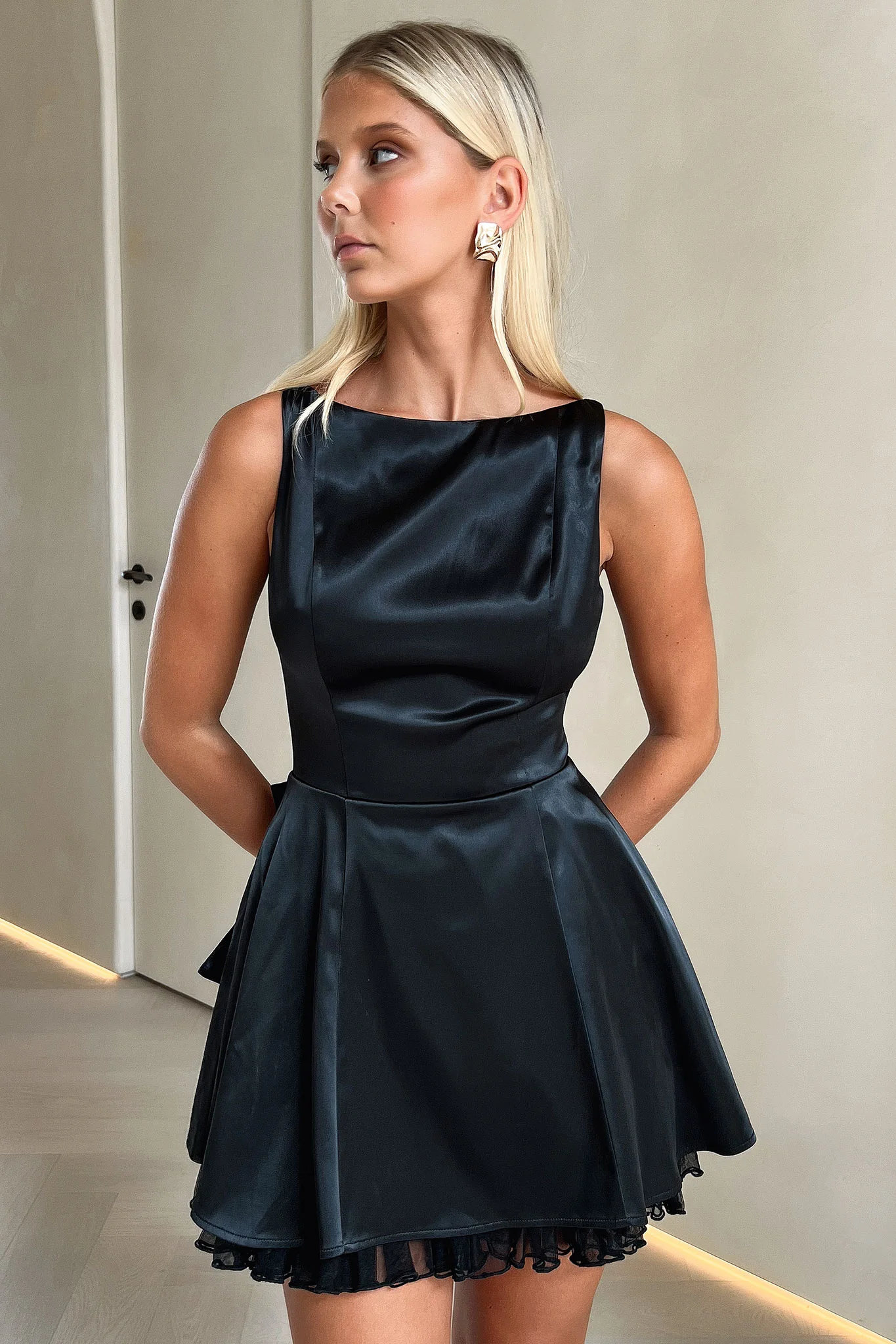 Elodie Dress - Black - EHAORUI