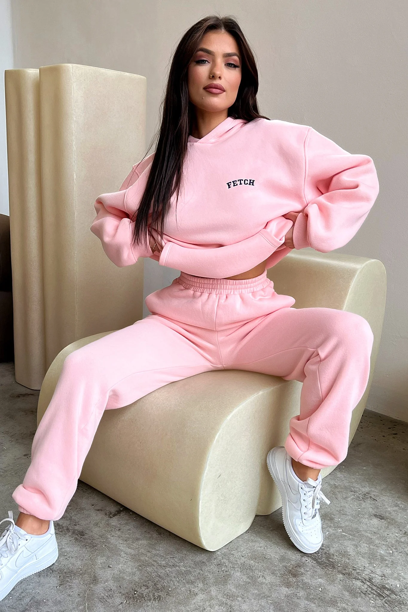 Fetch University Trackies - Pink - EHAORUI