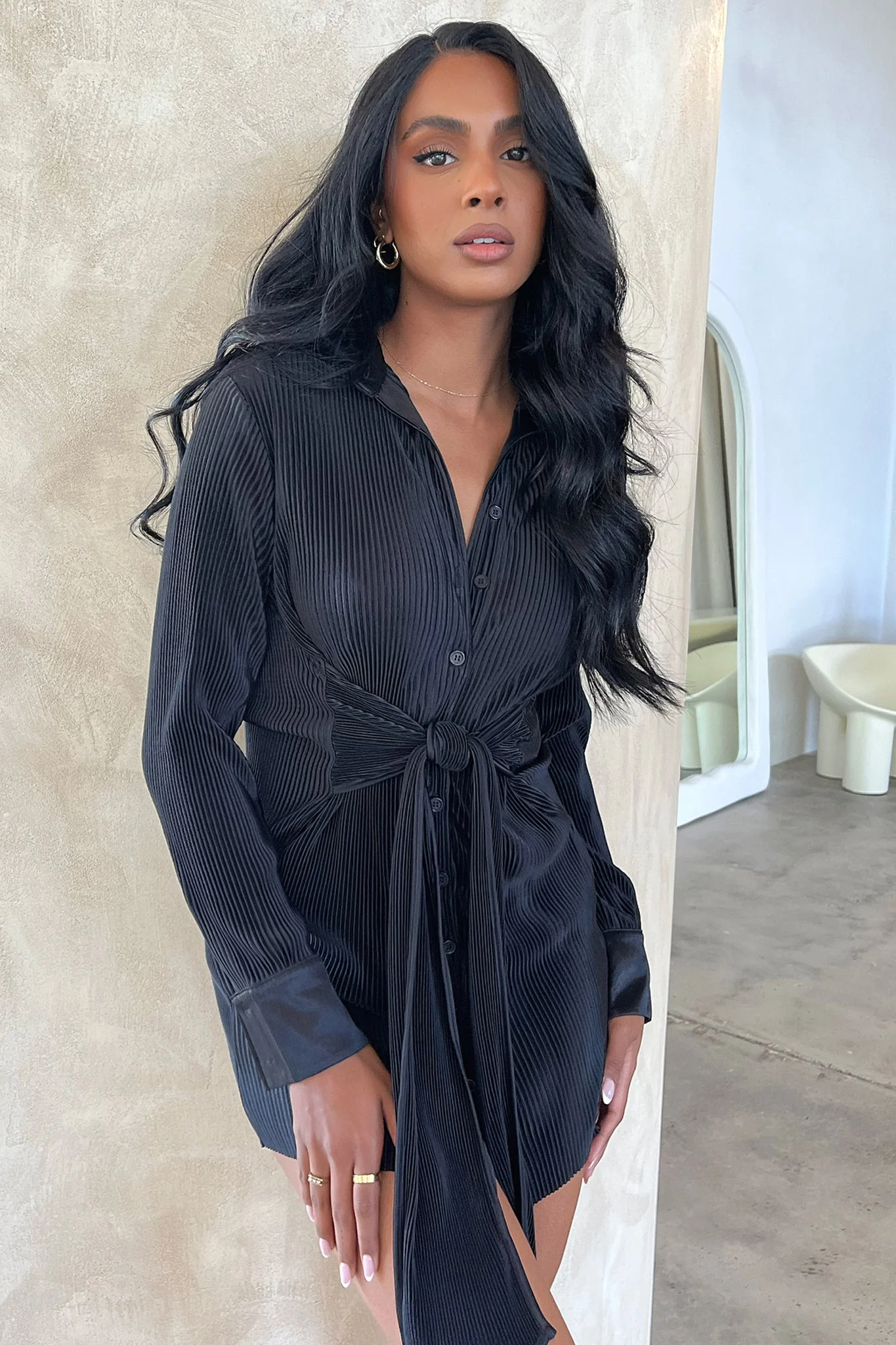 Jicole Dress - Black - EHAORUI