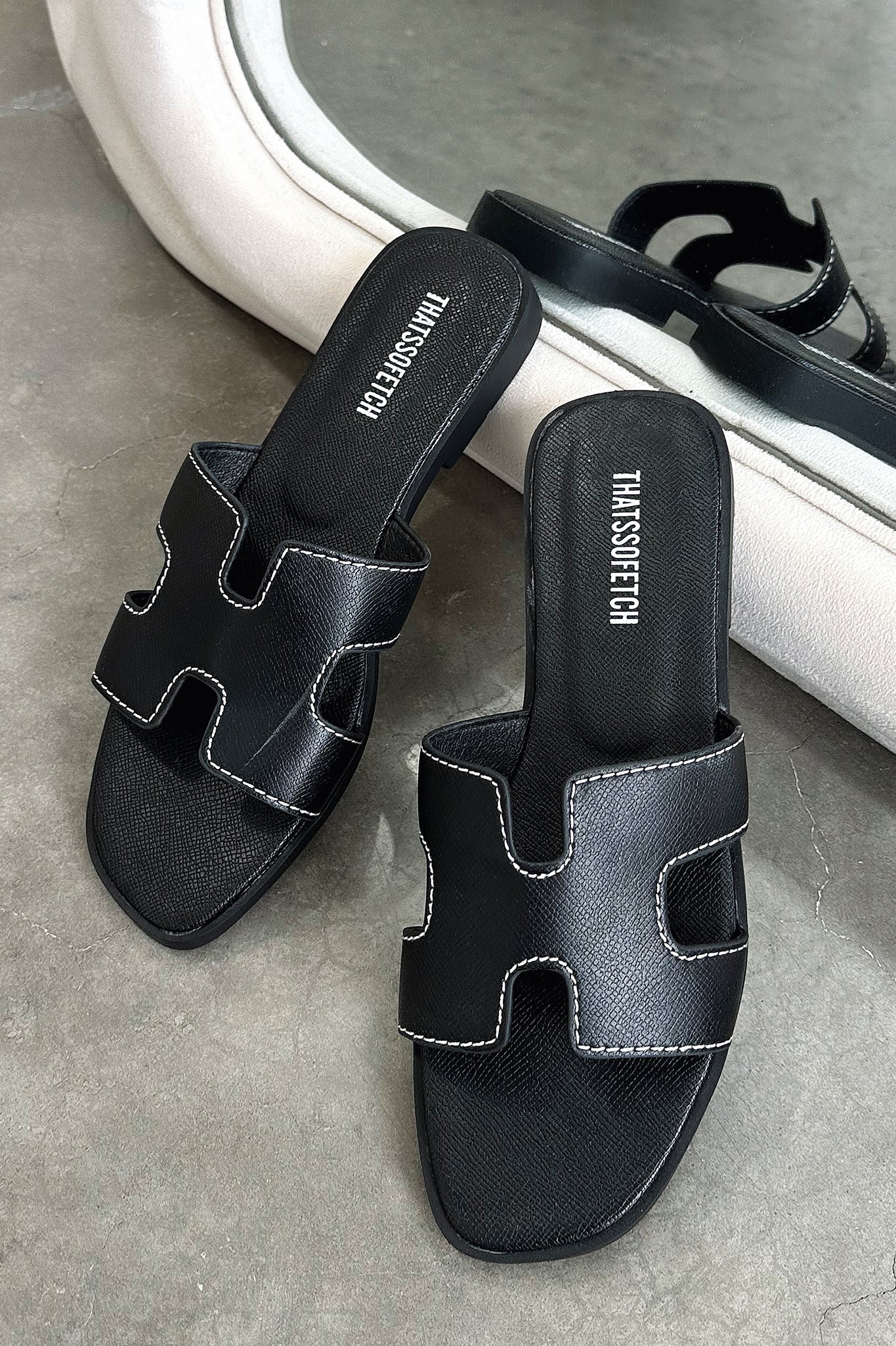 Valia Slides - Black - EHAORUI