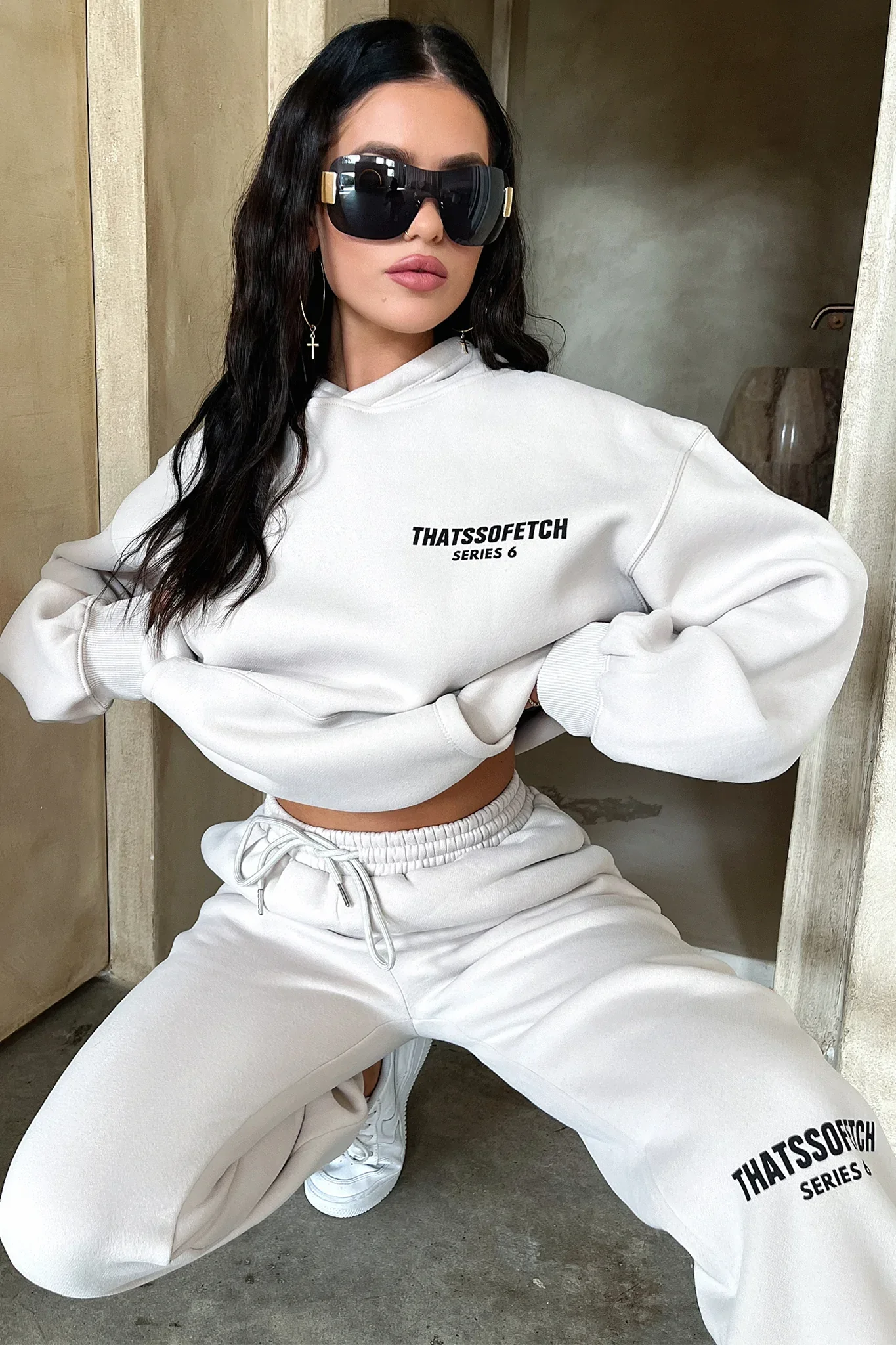 Series 6 Sweatpants - Bone - EHAORUI