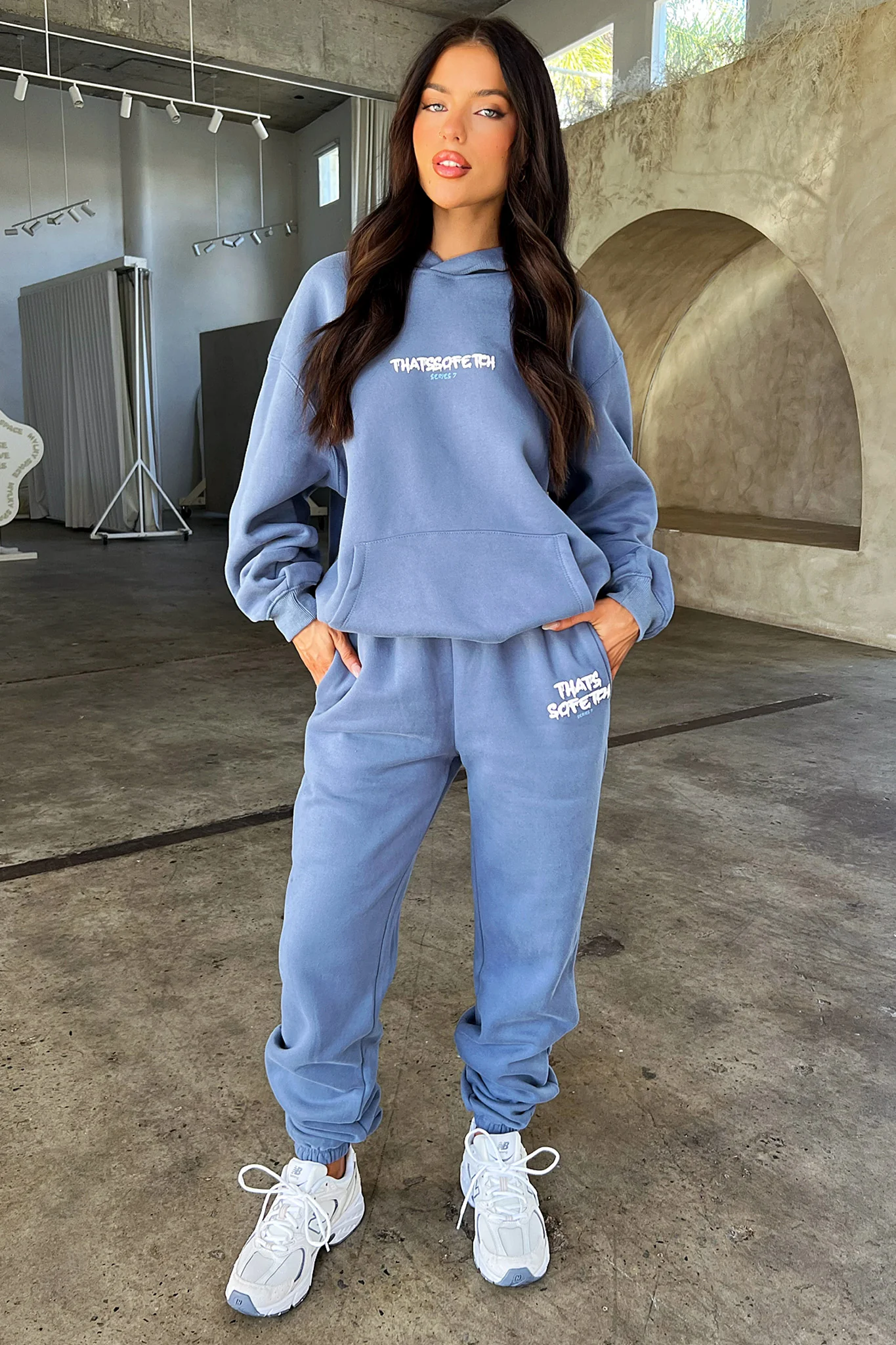 Series 7 Sweatpants - Blue - EHAORUI