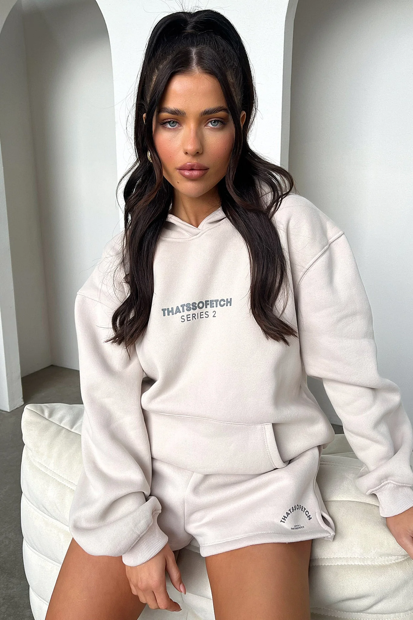 Series 2 Hoodie - Beige - EHAORUI