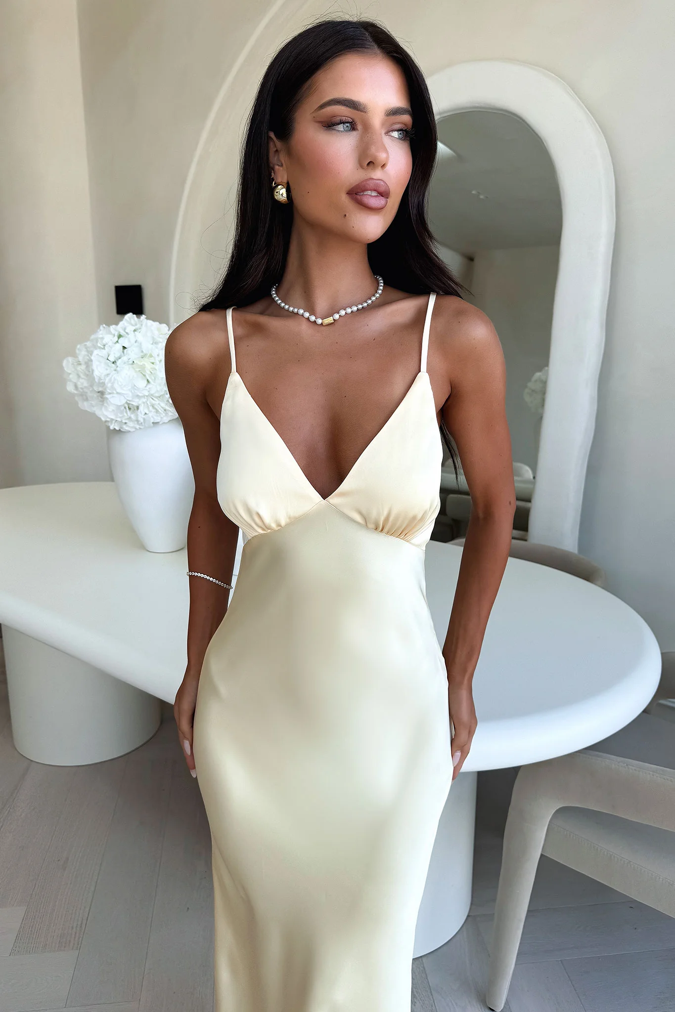 Sabilla Maxi Dress - Yelllow - GUERYA