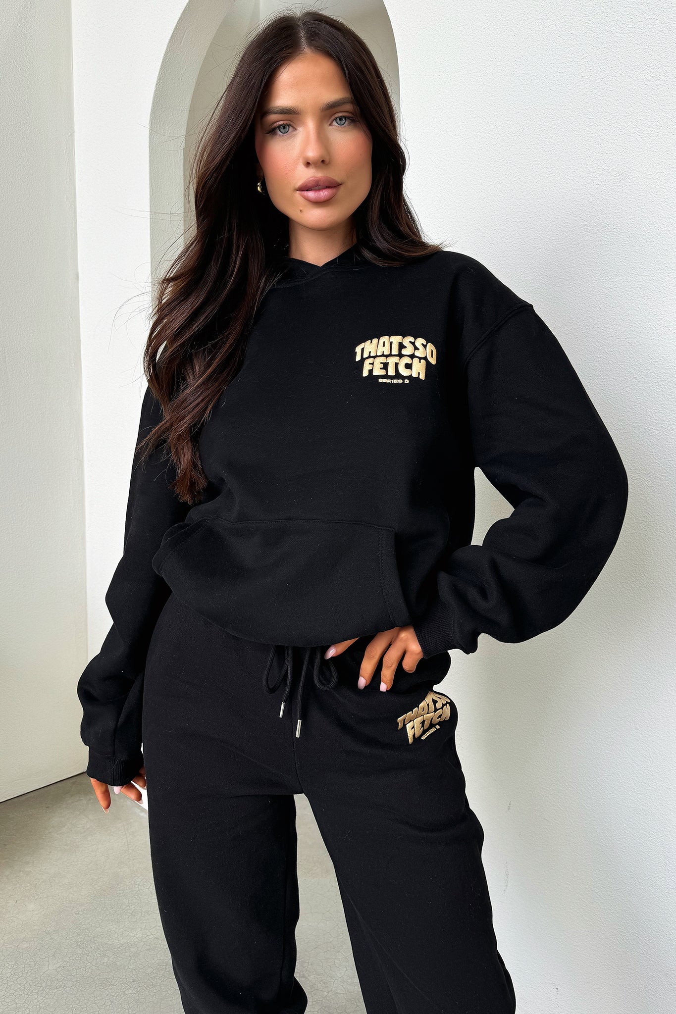 Series 5 Hoodie - Black/Gold - GUERYA