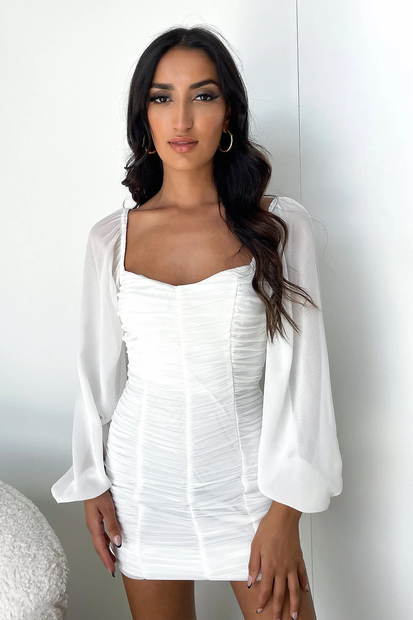 Martini Dress - White - GUERYA