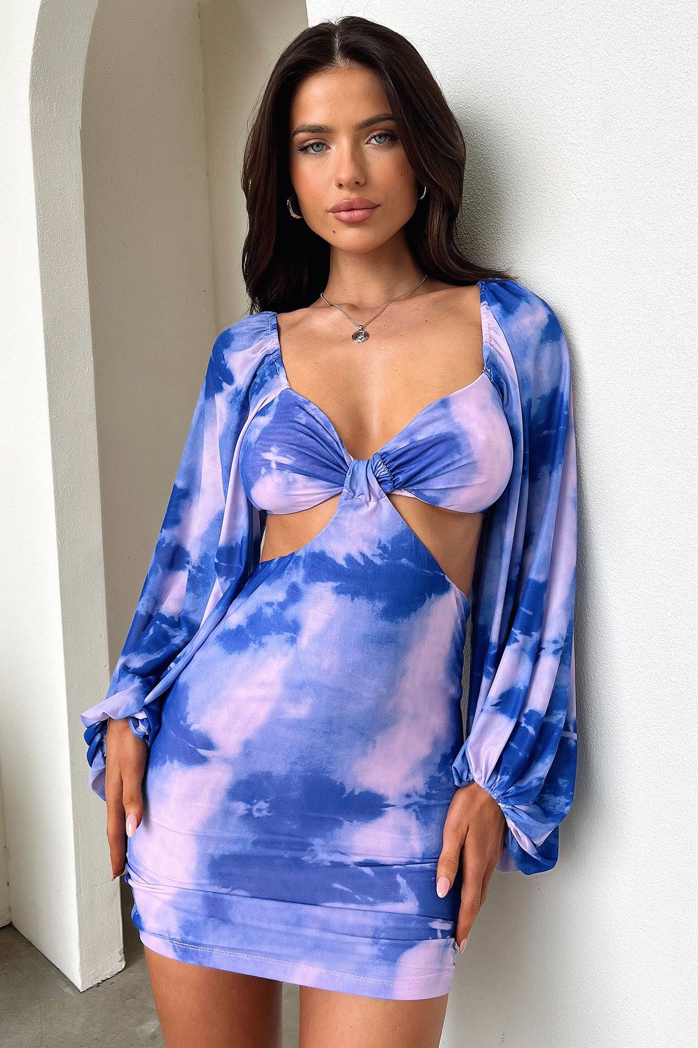 Ashna Dress - Blue/Purple - GUERYA