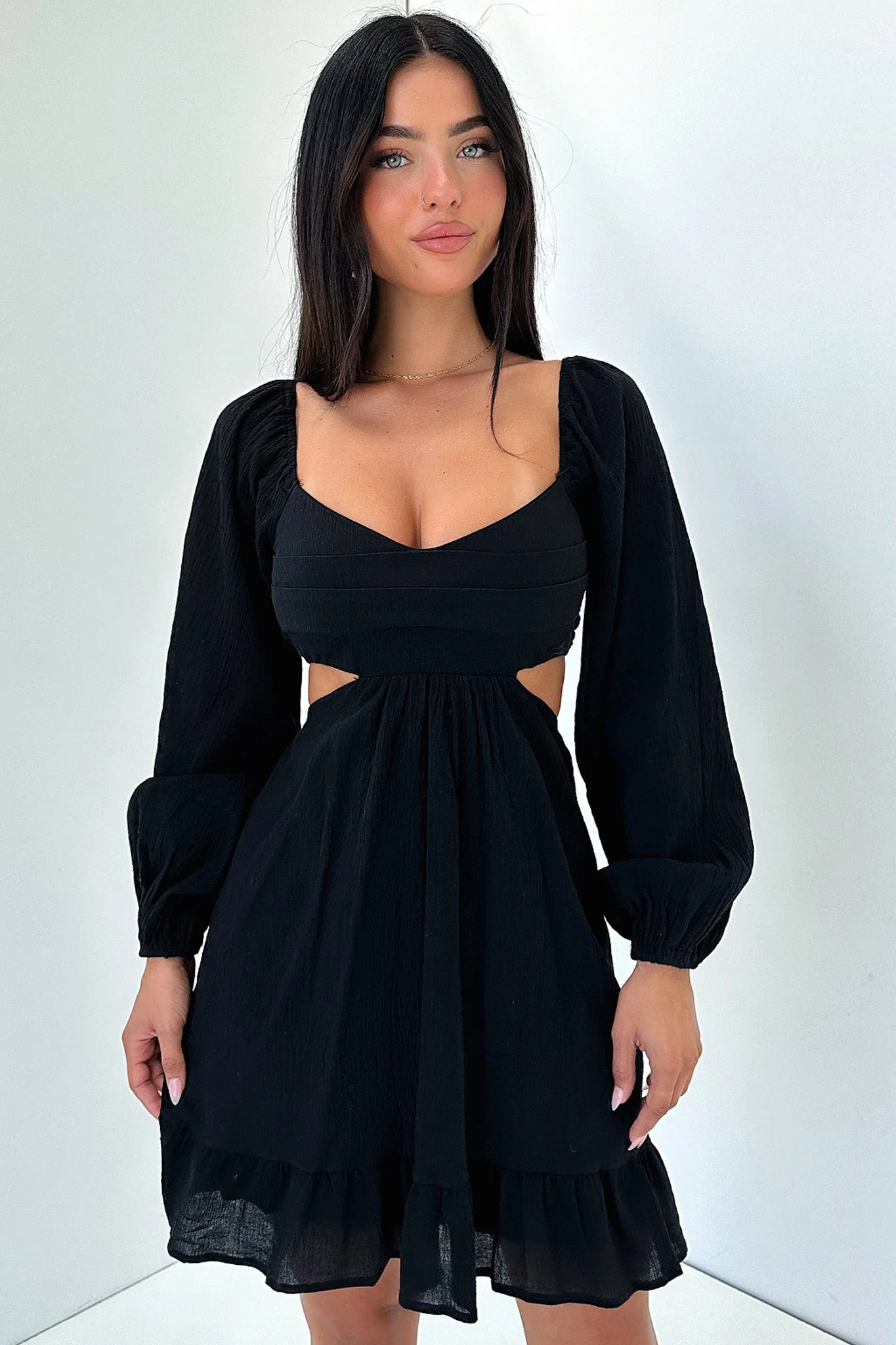 Nicole Dress - Black - GUERYA
