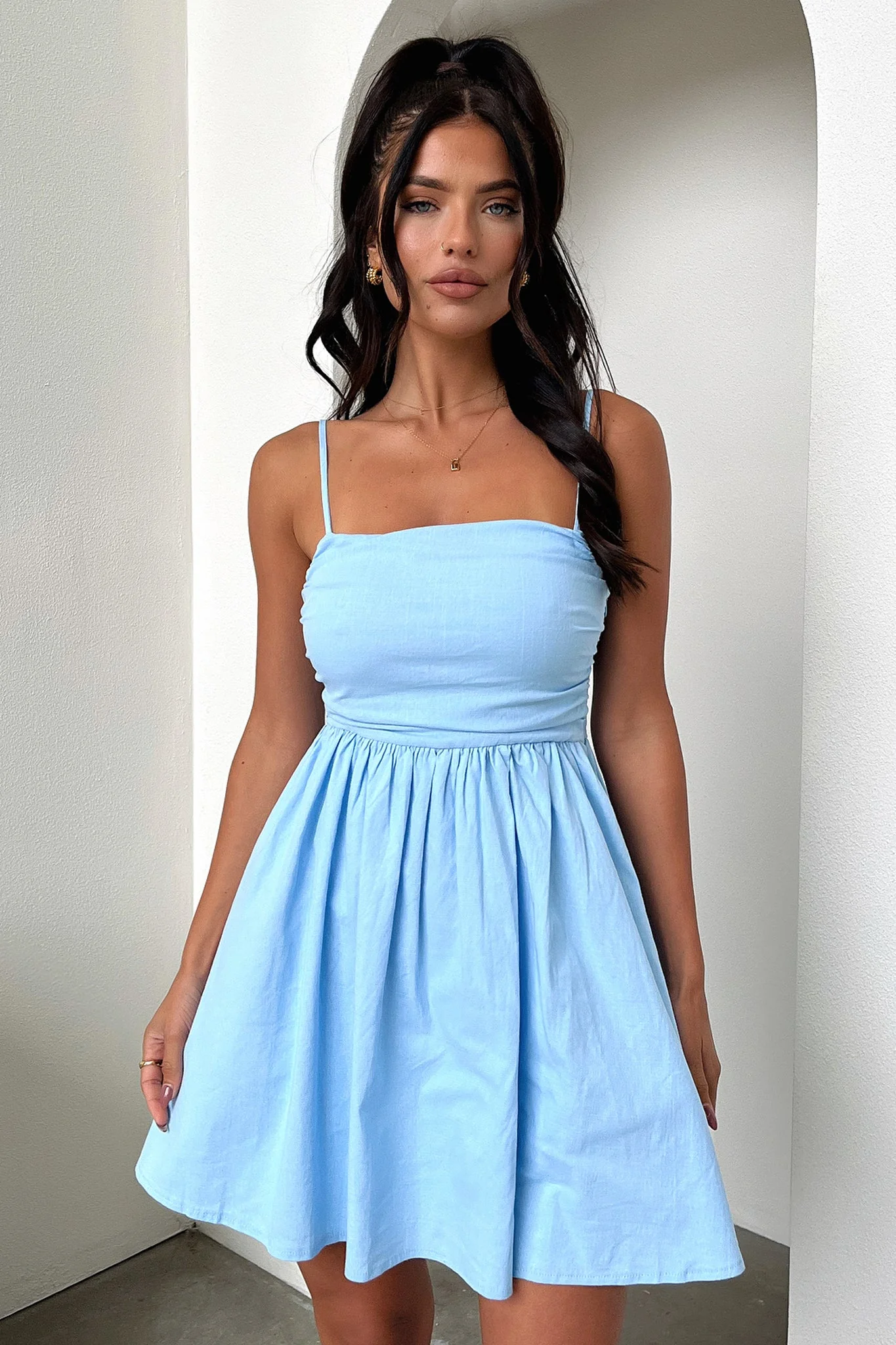 Miley Mini Dress - Blue - GUERYA