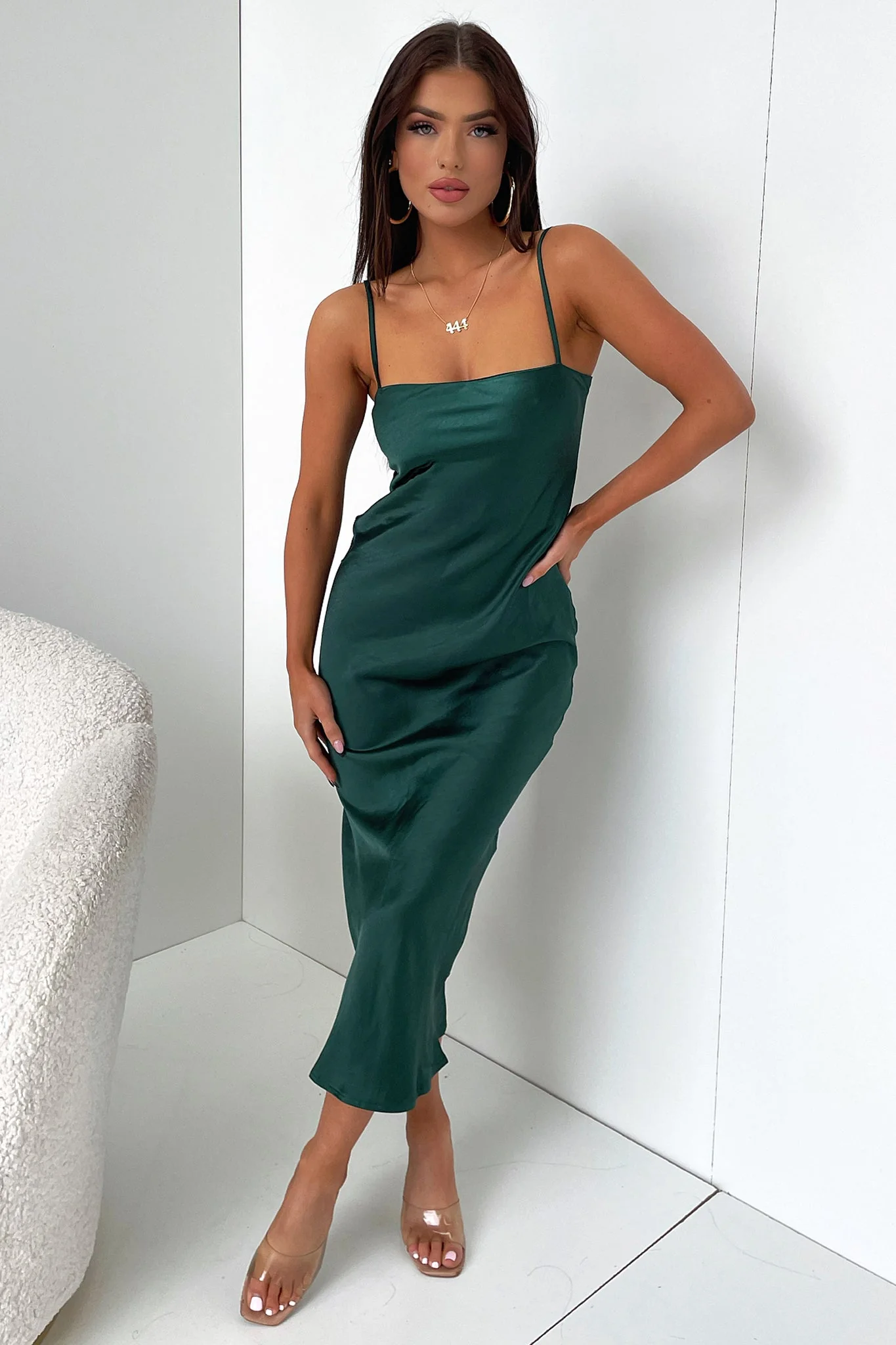 Midnight Dress - Emerald - GUERYA