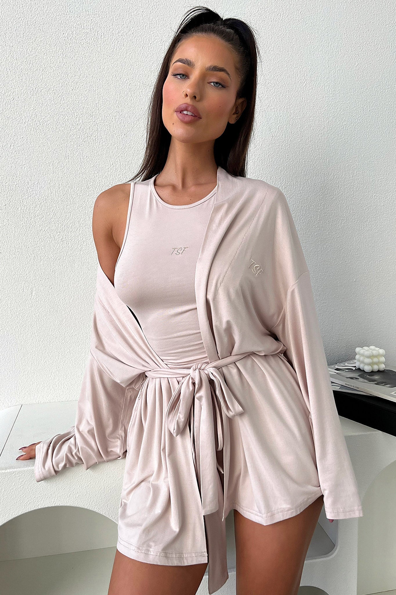 Alita Robe - Beige - GUERYA