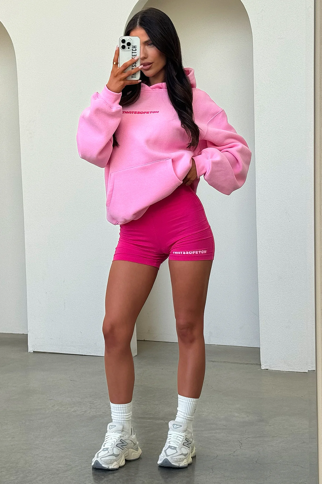 Series 3 Bike Shorts - Hot Pink - GUERYA