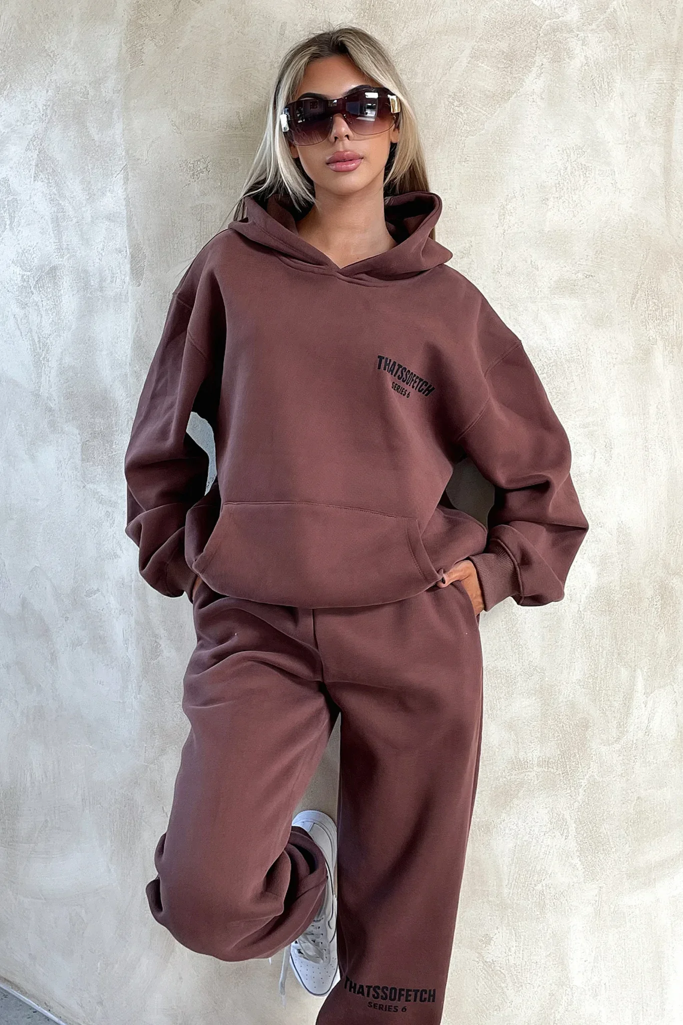 Series 6 Sweatpants - Brown - GUERYA