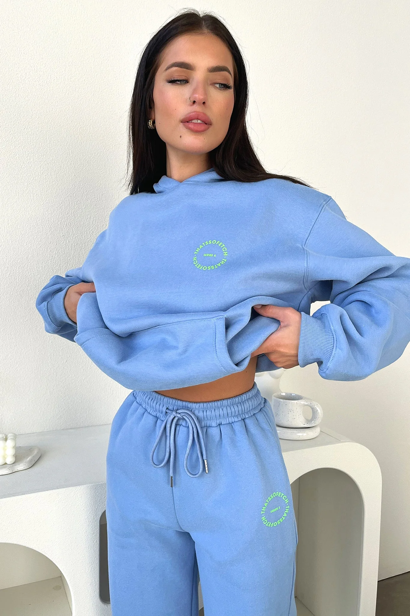 Series 8 Sweatpants - Blue - GUERYA