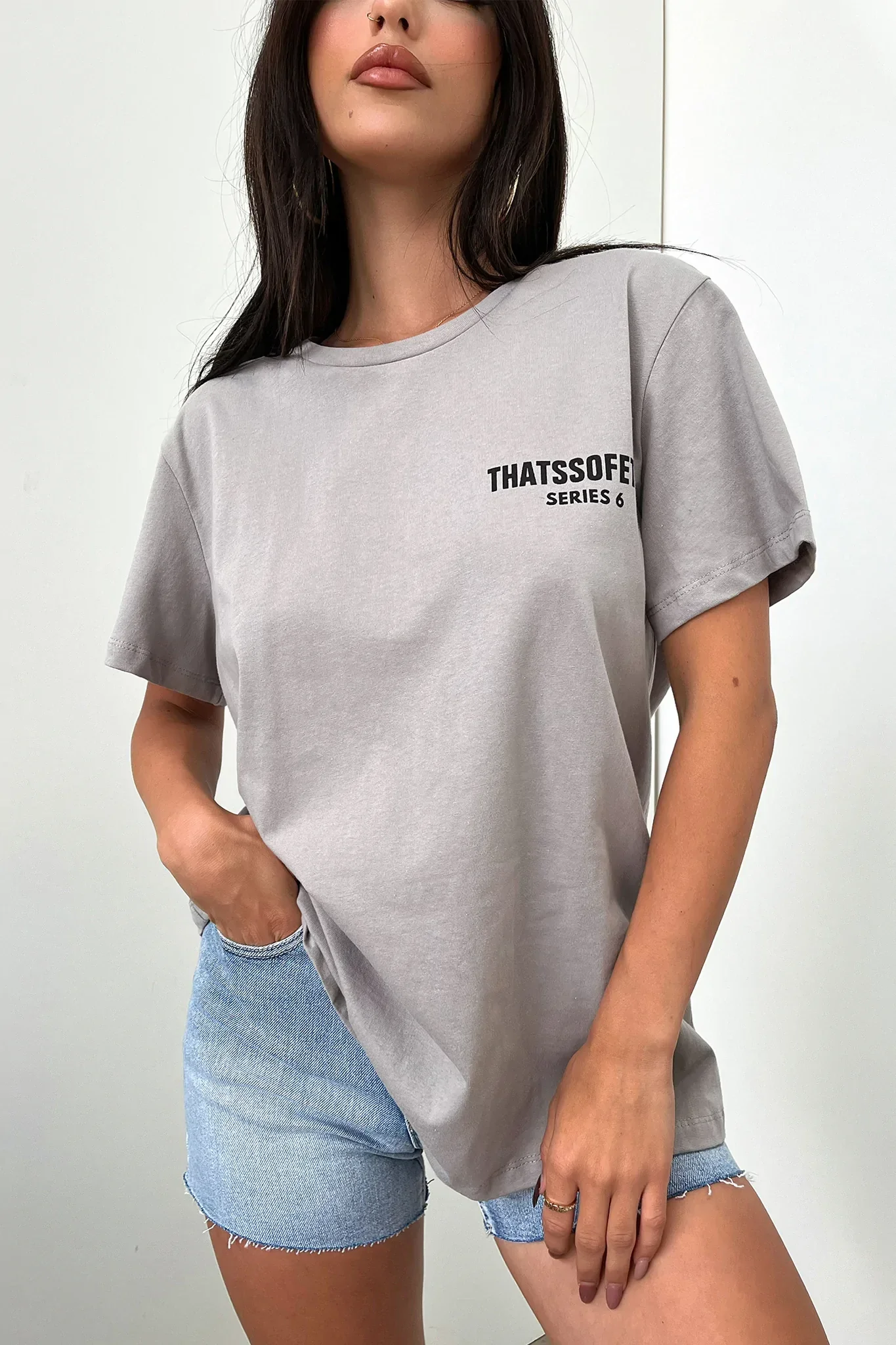 Series 6 Tee - Grey - GUERYA