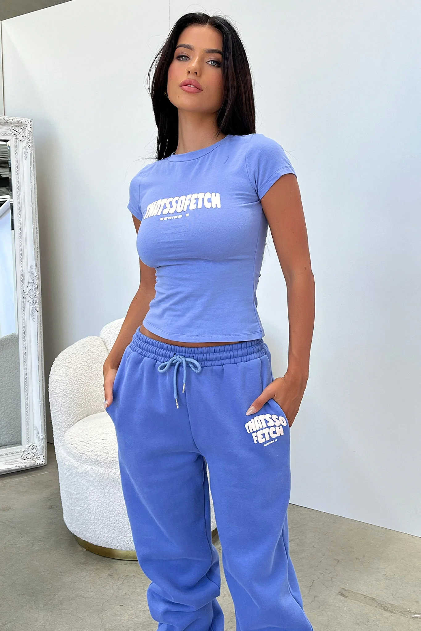 Series 5 Sweatpants - Blue - GUERYA