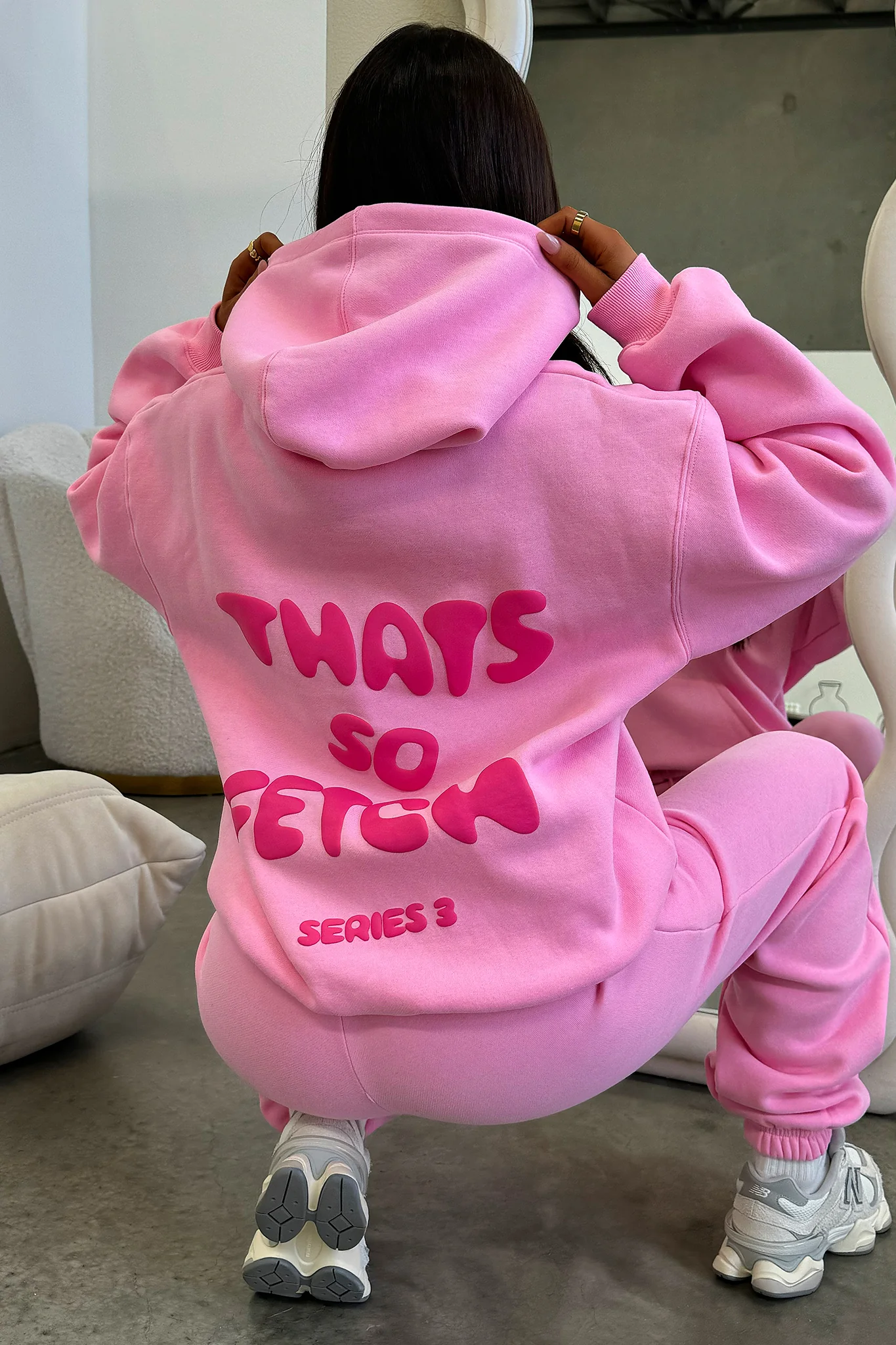 Series 3 Hoodie - Light Pink - GUERYA
