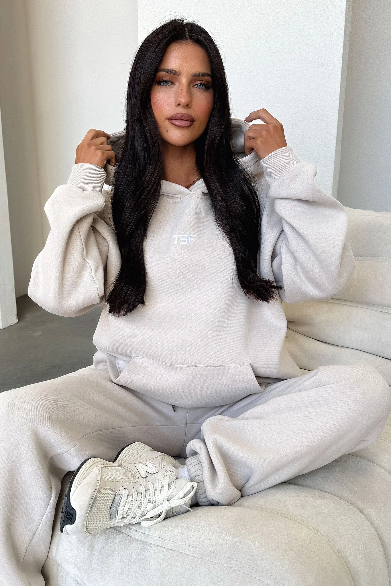 Kaztek Hoodie - Bone - GUERYA