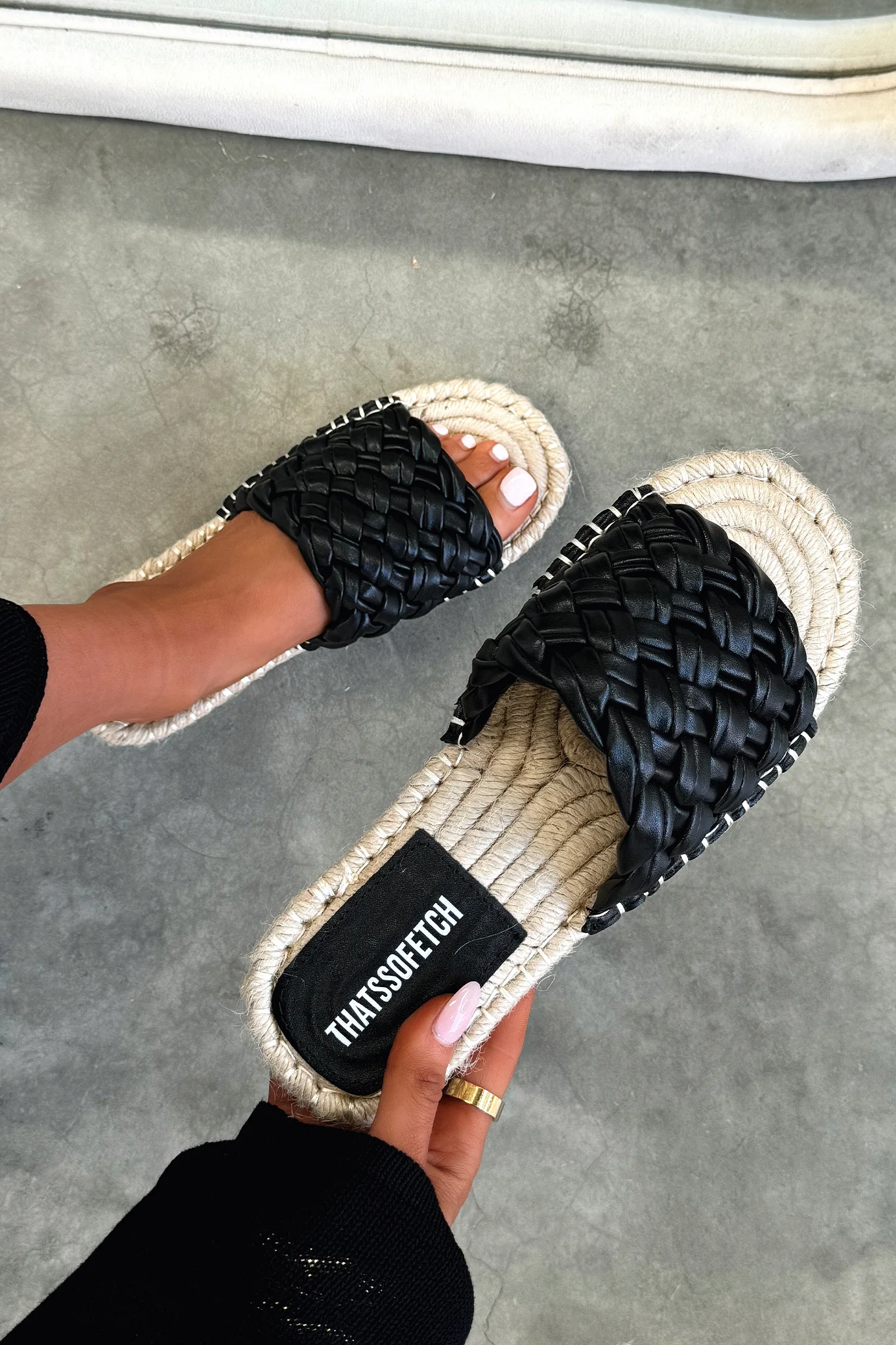 Maldive Slides - Black - GUERYA