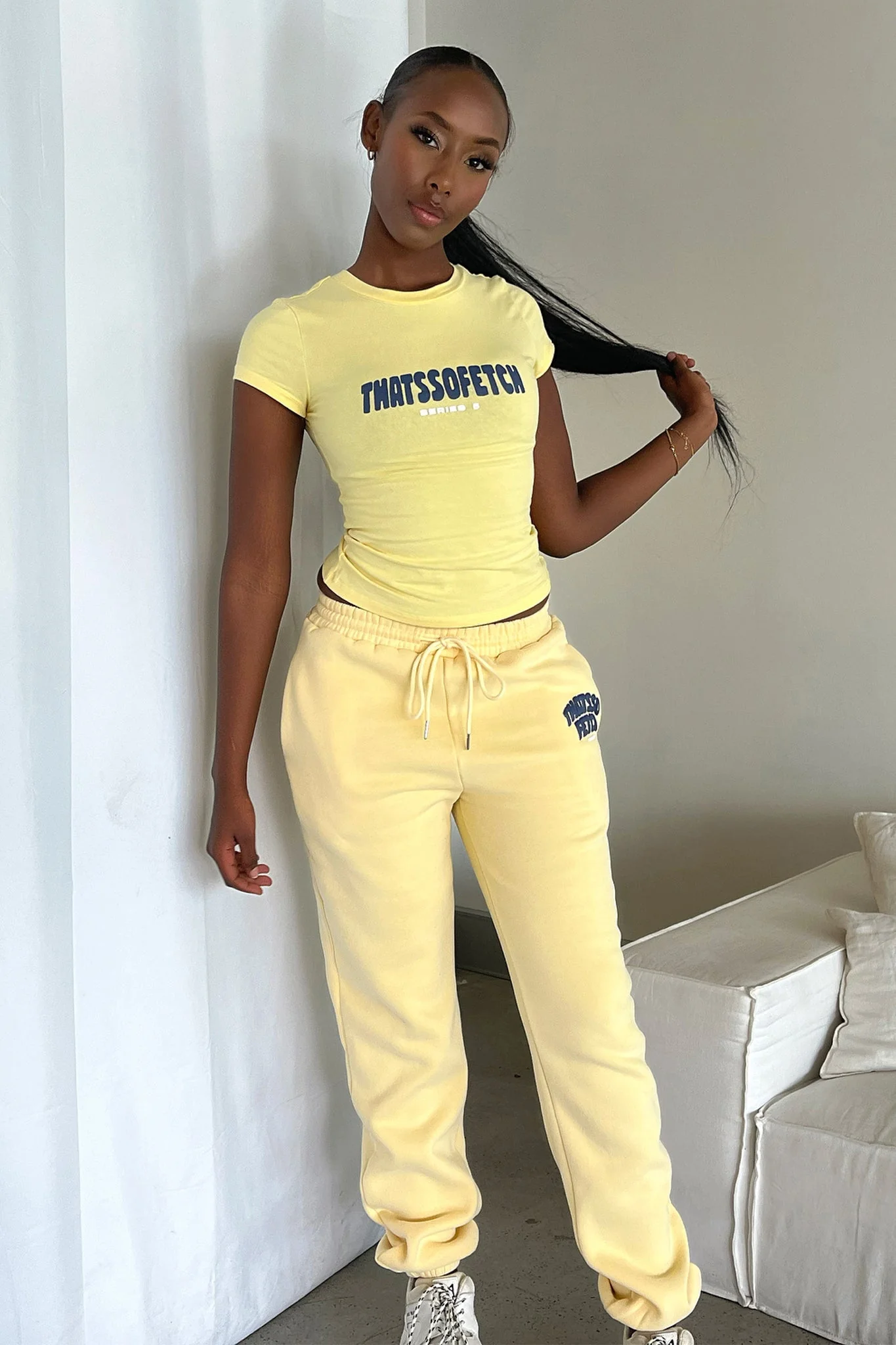 Series 5 Sweatpants - Yellow - GUERYA