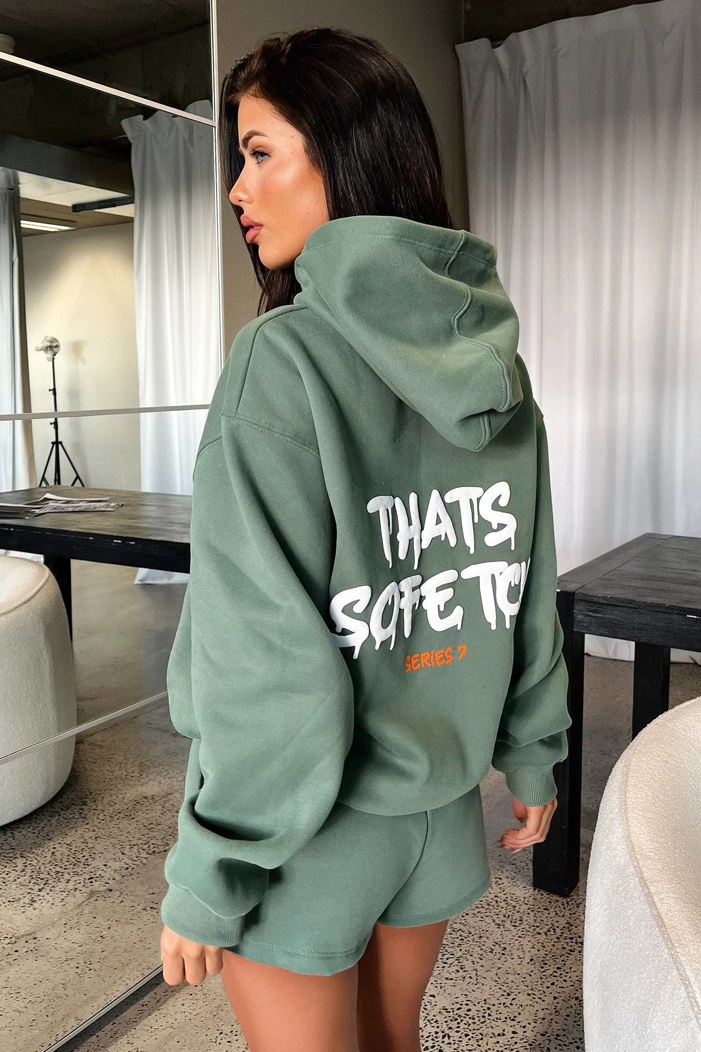 Series 7 Hoodie - Green - GUERYA