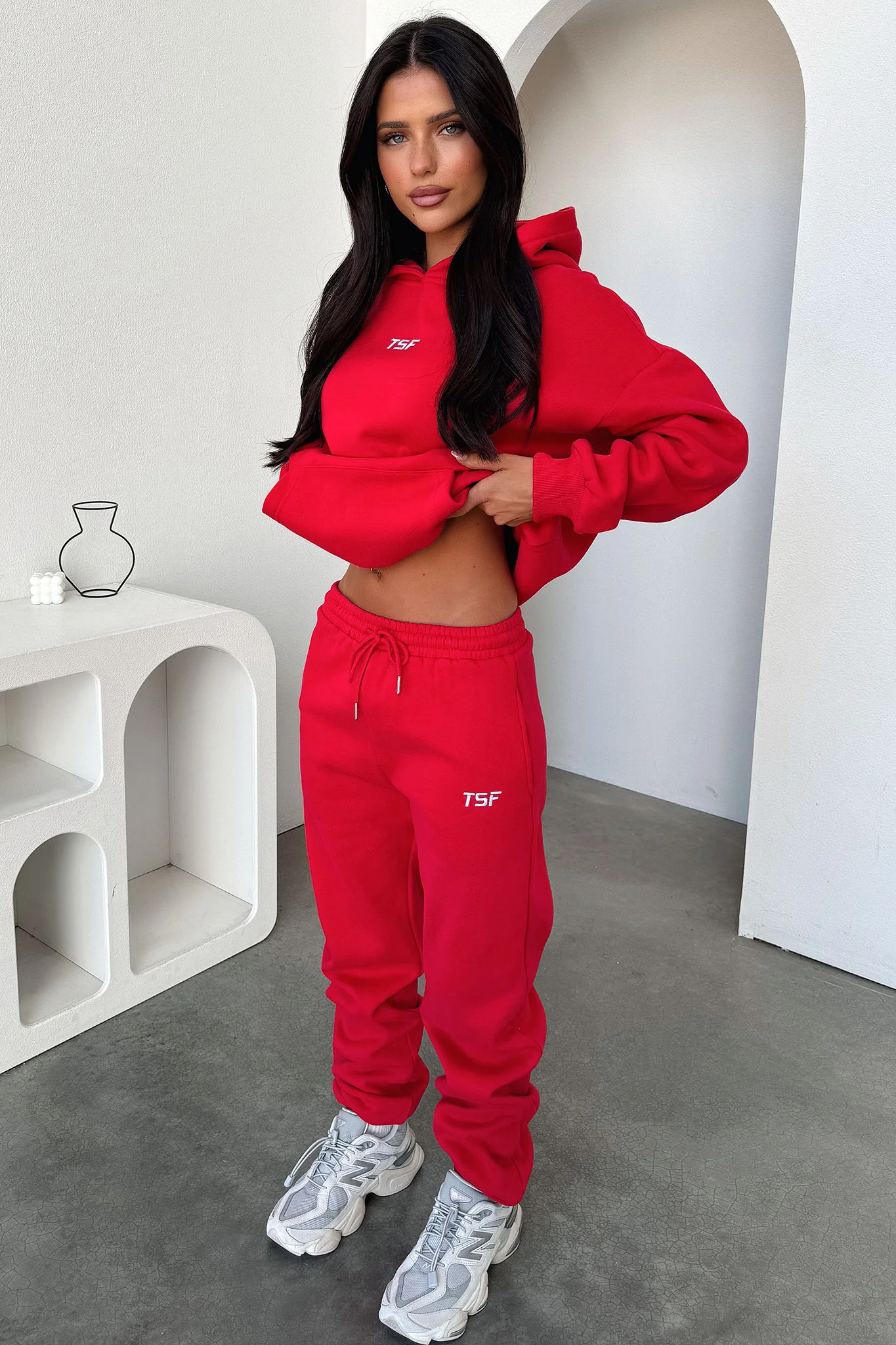 Kaztek Hoodie - Red - GUERYA