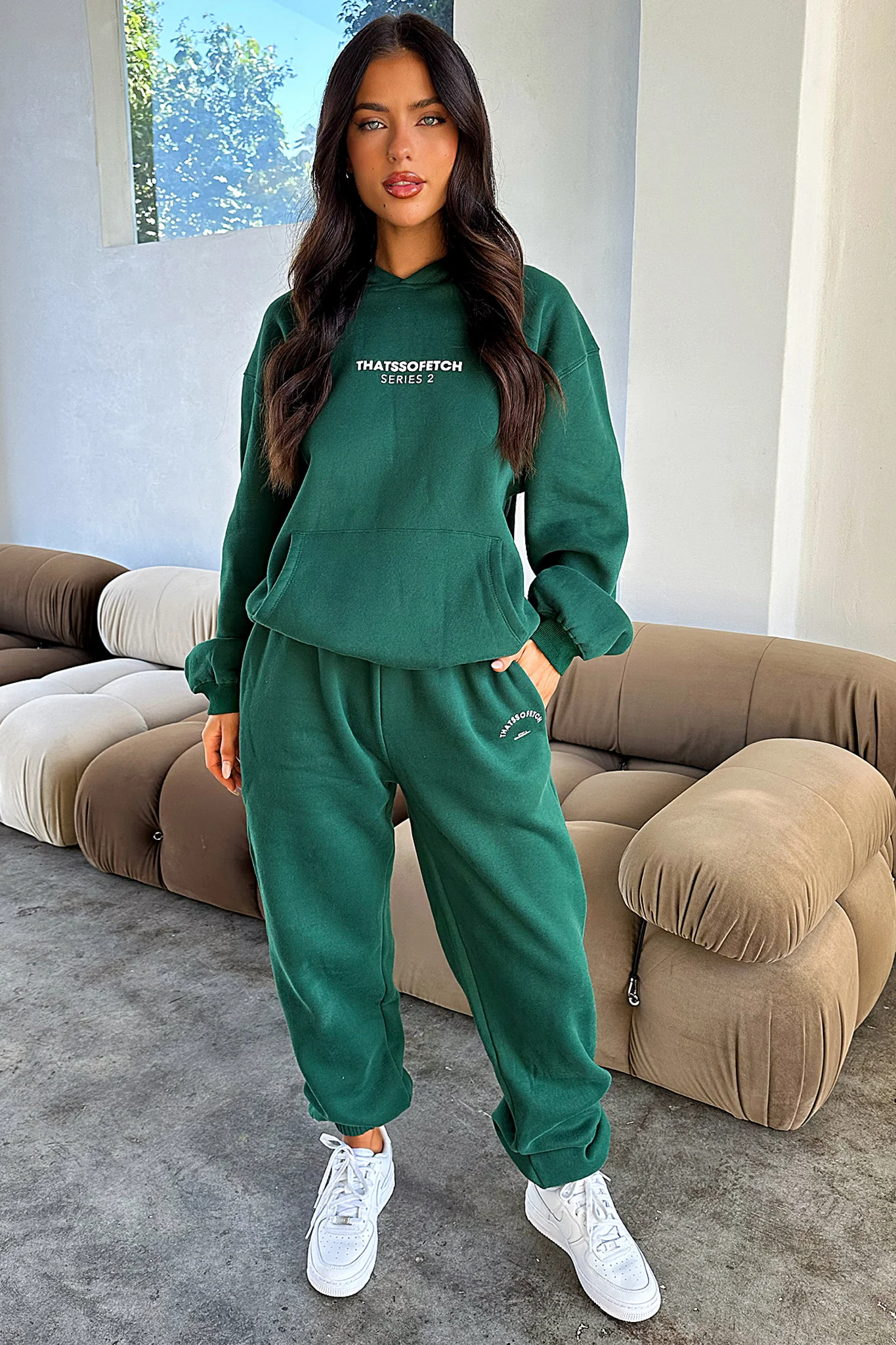 Series 2 Sweatpants - Emerald Green - GUERYA