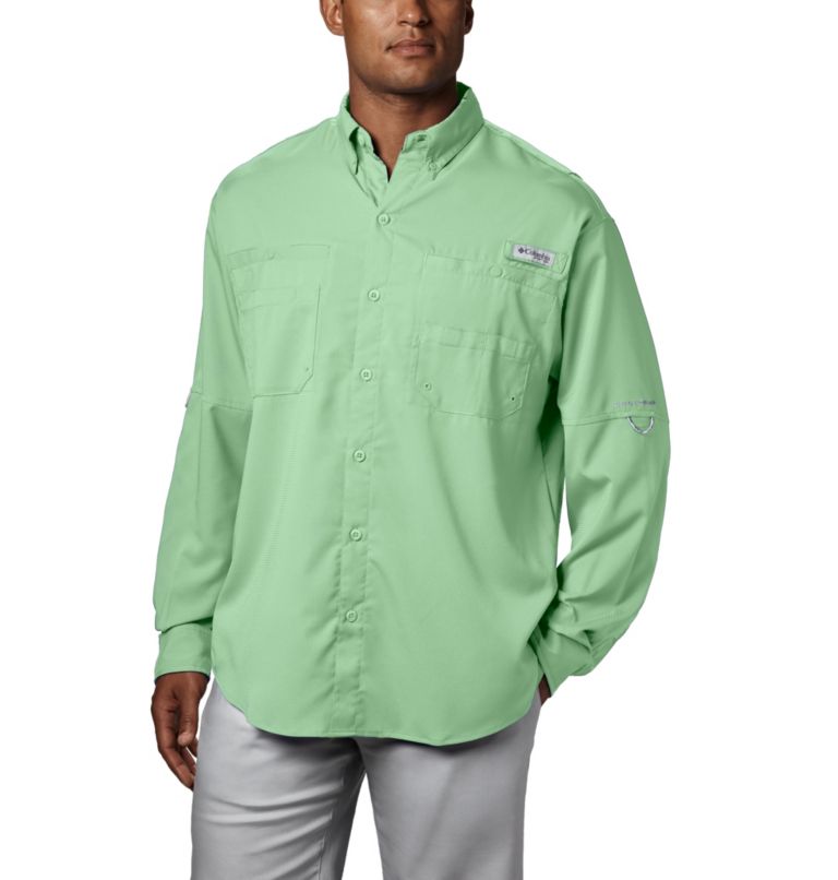 Pink Men's Columbia PFG Tamiami II Fishing Shirts | DSKCVO-075 - Columbia Outlet Online