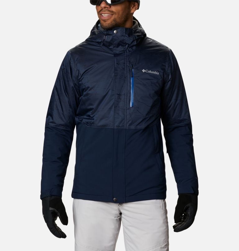Navy Khaki Men's Columbia Winter District Ski Jacket | AILNKD-924 - Columbia Outlet Online