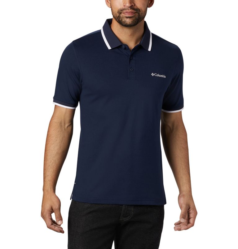 Navy Men's Columbia Collegiate Polo | LHSCFB-026 - Columbia Outlet Online