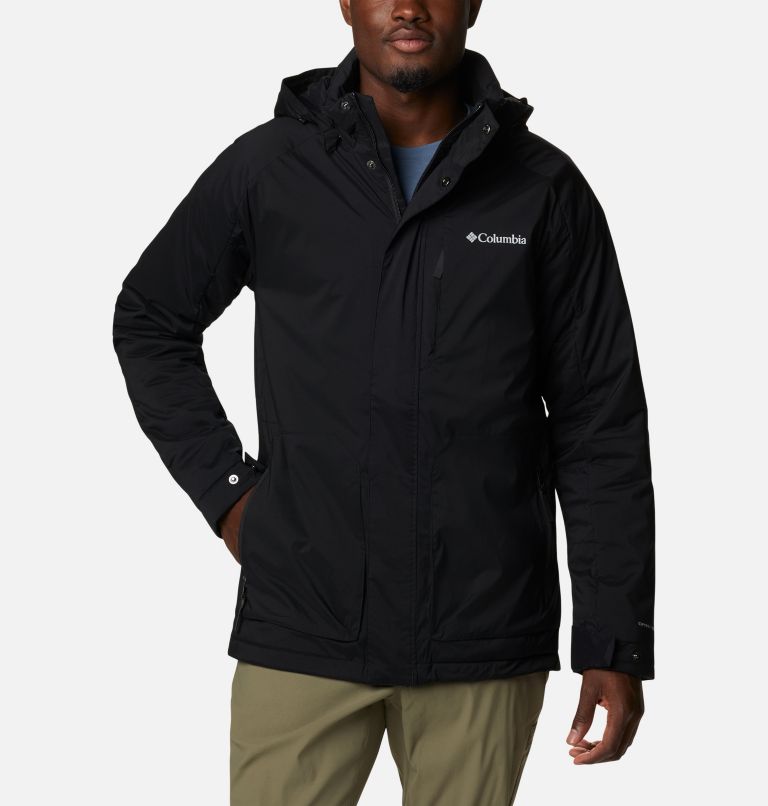 Black Men's Columbia Dawn Watch Insulated Jacket | MAJCDL-384 - Columbia Outlet Online