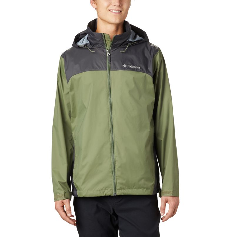 Grey Men's Columbia Glennaker Lake Rain Jacket | FGRZBS-625 - Columbia Outlet Online