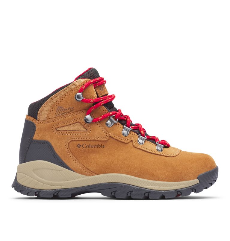 Brown Red Women's Columbia Newton Ridge Plus Waterproof Boots | DHUTLF-253 - Columbia Outlet Online