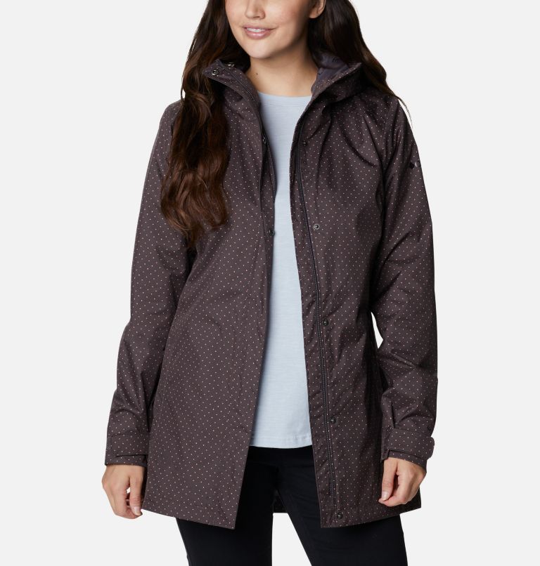 Navy Women's Columbia Splash A Little II Rain Jacket | VSMEHB-451 - Columbia Outlet Online