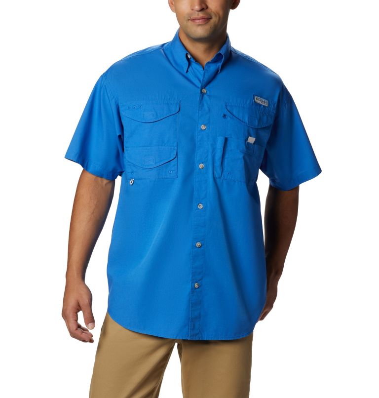 Green Men's Columbia PFG Bonehead Fishing Shirts | CDGXSP-471 - Columbia Outlet Online