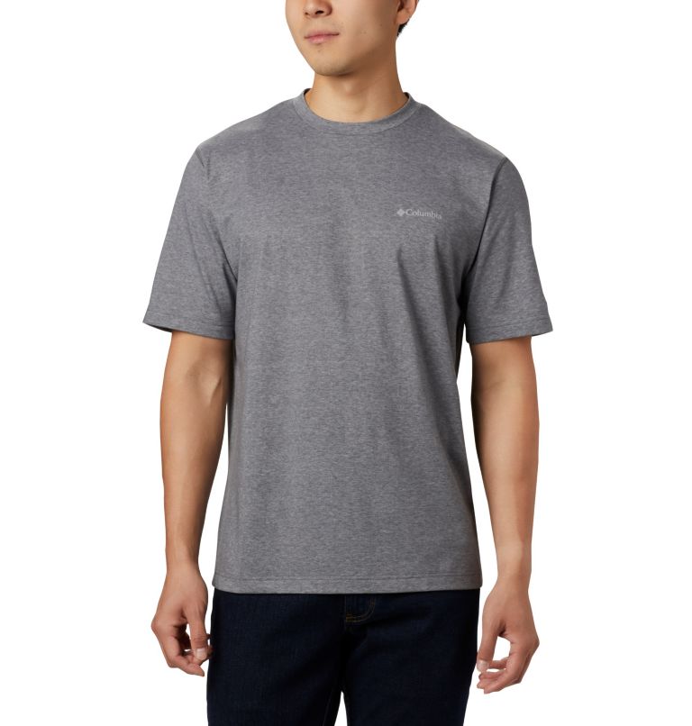 Grey Men's Columbia Thistletown Park T-Shirt | IJRQMB-805 - Columbia Outlet Online