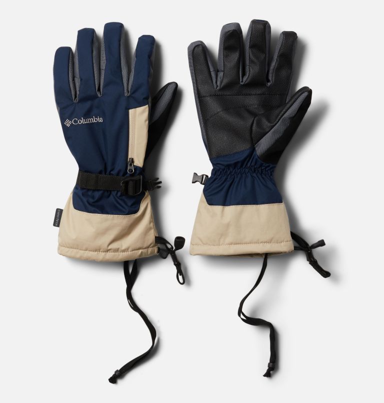 Navy Khaki Men's Columbia Bugaboo Gloves | TAOEZB-712 - Columbia Outlet Online