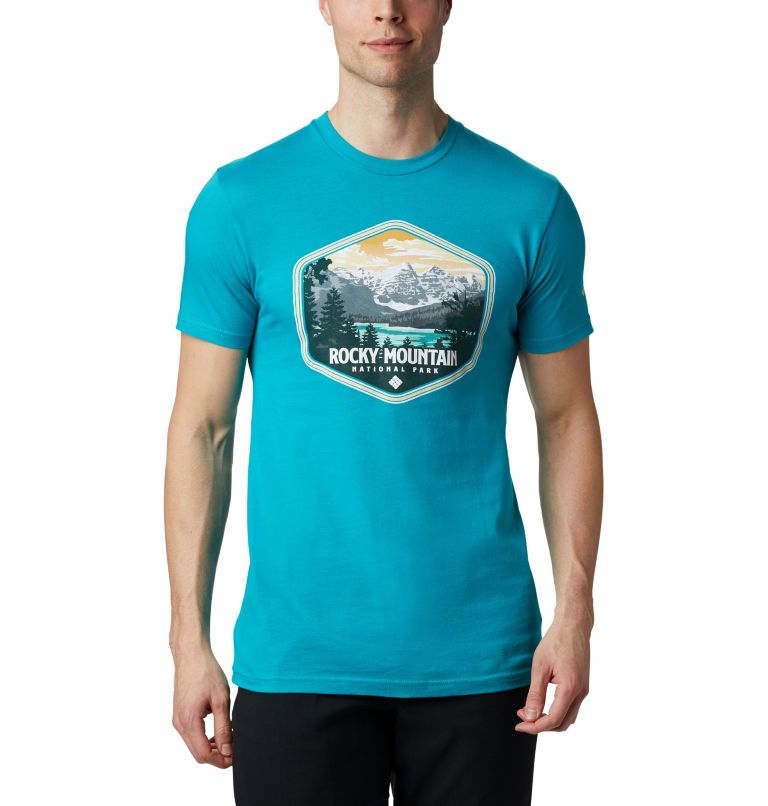Black Men's Columbia Pegasus T-Shirt | JOUHNQ-421 - Columbia Outlet Online