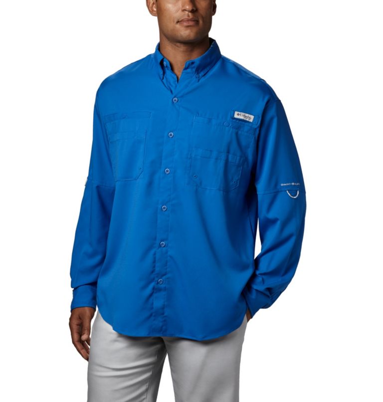 Pink Men's Columbia PFG Tamiami II Fishing Shirts | DSKCVO-075 - Columbia Outlet Online