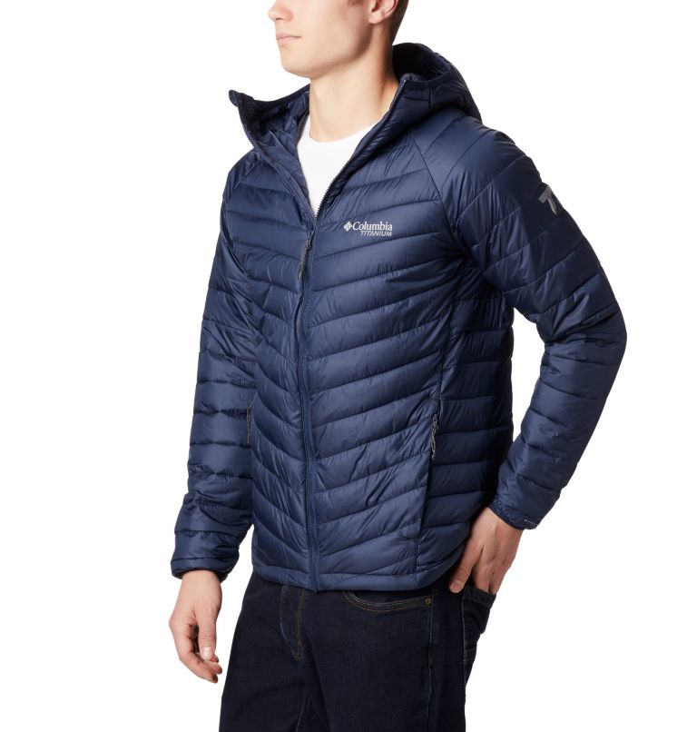 Black Men's Columbia Snow Country Hooded Jacket | CNLEAR-817 - Columbia Outlet Online