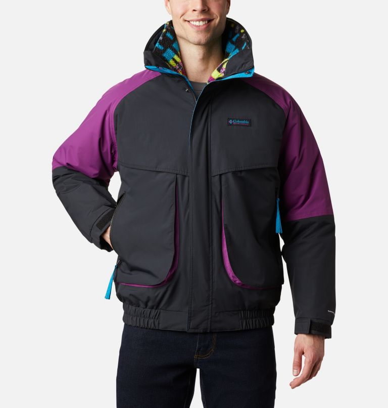 Light Blue Yellow Men's Columbia Powder Keg Interchange 3 In 1 Jacket | OKXMIA-513 - Columbia Outlet Online