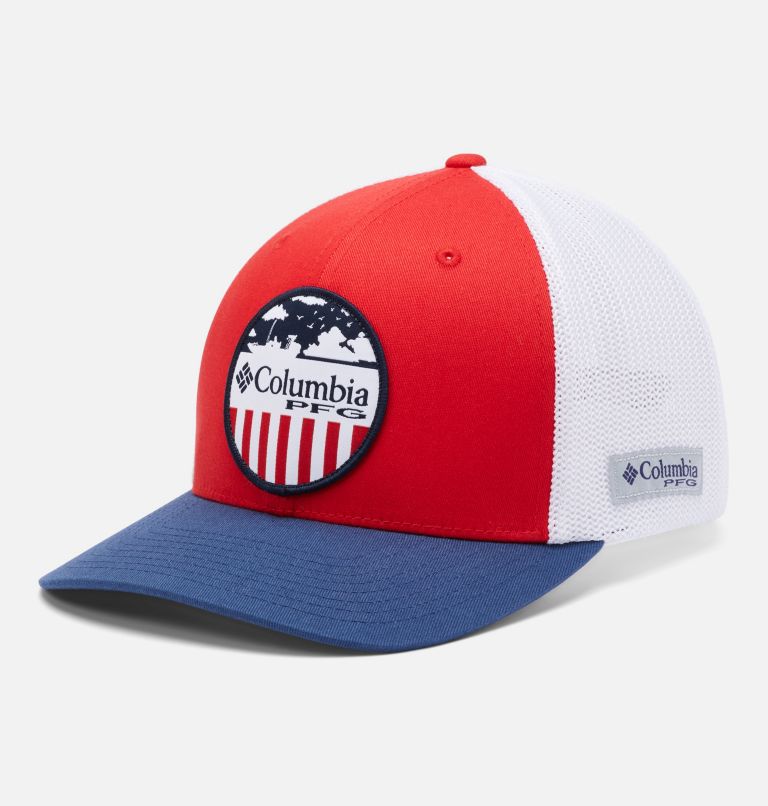 Navy Women's Columbia PFG Mesh Baseball Cap Hats | TXZEKL-264 - Columbia Outlet Online