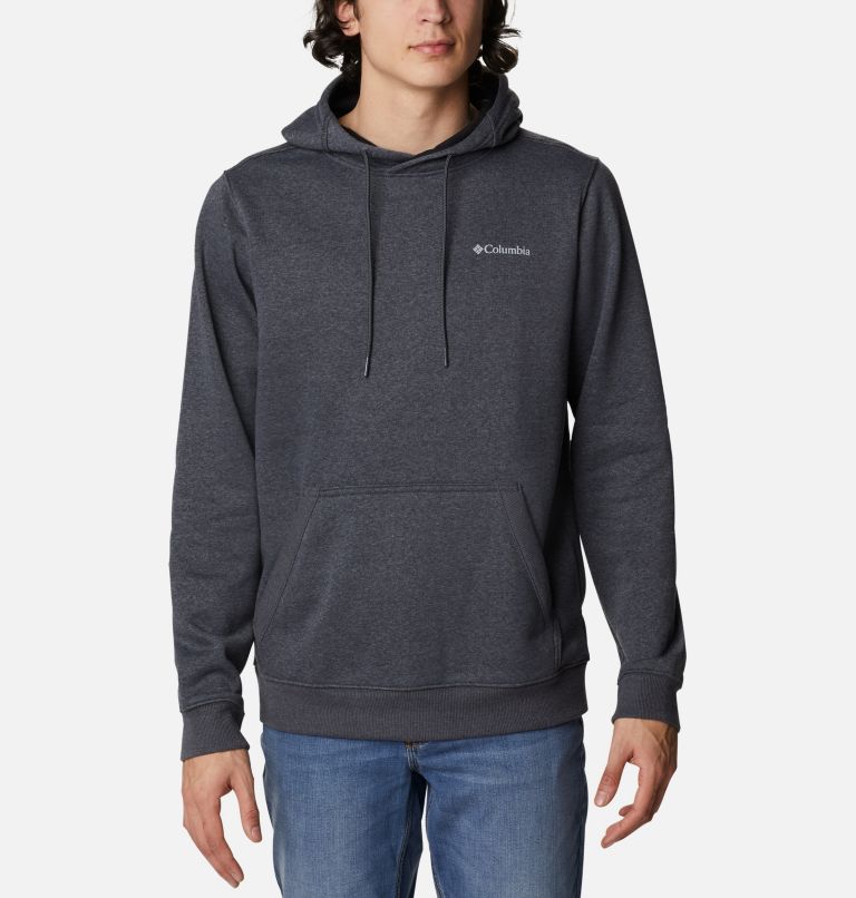 Black Men's Columbia CSC Basic Logo Hoodies | VHDBGQ-358 - Columbia Outlet Online
