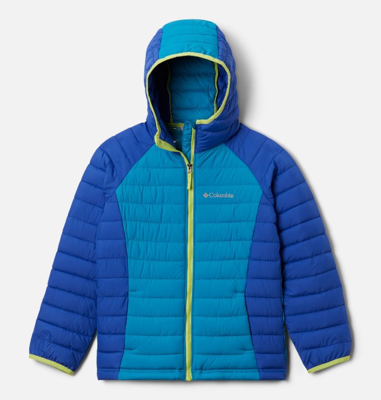 Blue Kids' Columbia Powder Lite Hooded Jacket | BPIEHC-023 - Columbia Outlet Online