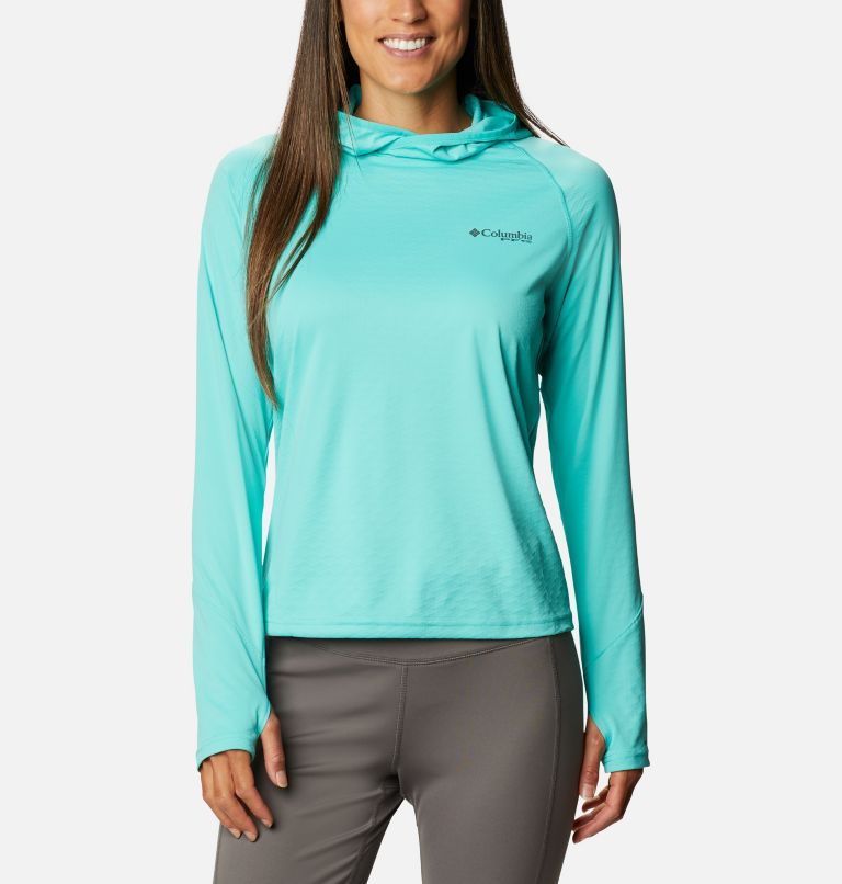 Blue Women's Columbia PFG Zero Rules Hoodies | ZOWBYS-460 - Columbia Outlet Online